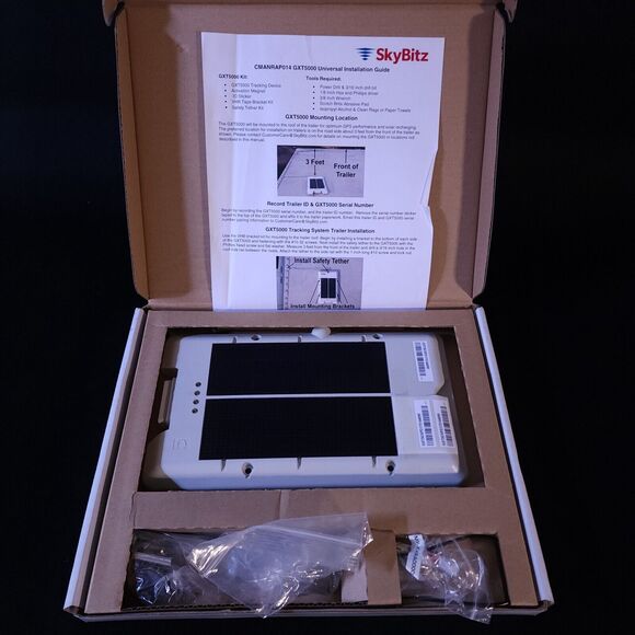 SkyBitz GXT5000 Falcon Solar Powered 3G 4G GPS Asset Management Tracking Device - Picture 1 of 6
